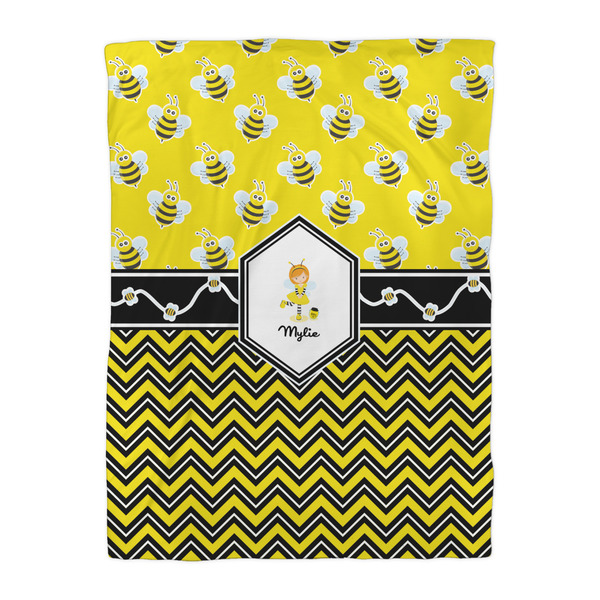 Buzzing Bee Duvet Cover - Twin XL - Front