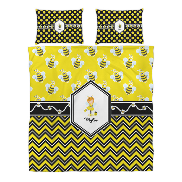 Buzzing Bee Duvet cover Set - Queen - Alt Approval