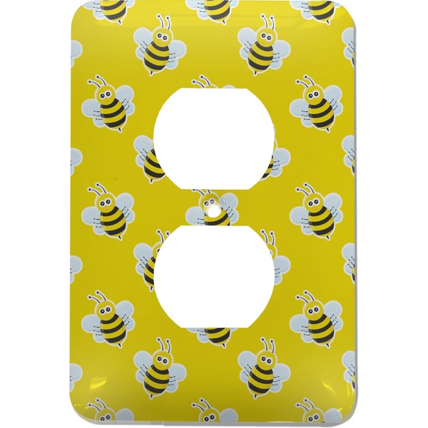 Custom Buzzing Bee Electric Outlet Plate