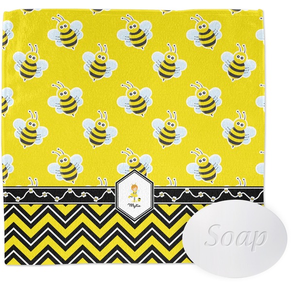 Custom Buzzing Bee Washcloth (Personalized)