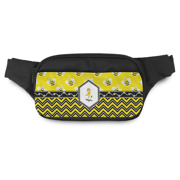 Custom Buzzing Bee Fanny Pack - Modern Style (Personalized)