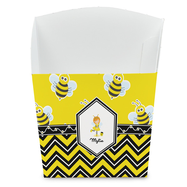 Custom Buzzing Bee French Fry Favor Boxes (Personalized)