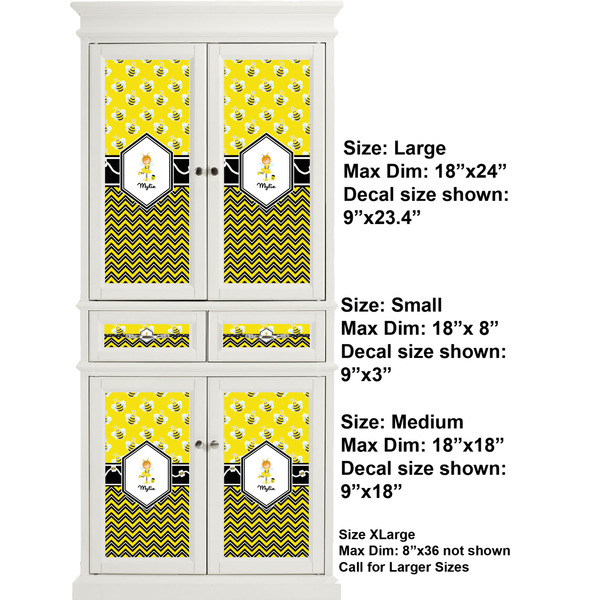 Buzzing Bee Full Cabinet (Show Sizes)