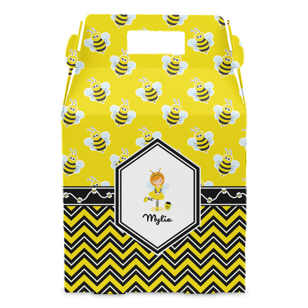 Buzzing Bee Gable Favor Box - Front
