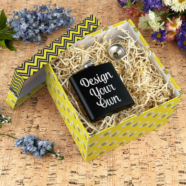 Buzzing Bee Gift Boxes with Lid - Canvas Wrapped - X-Large - In Context