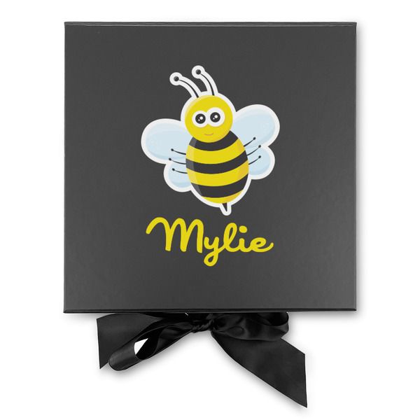 Buzzing Bee Gift Boxes with Magnetic Lid - Black - Approval