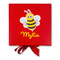 Buzzing Bee Gift Boxes with Magnetic Lid - Red - Approval