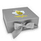 Buzzing Bee Gift Boxes with Magnetic Lid - Silver - Front