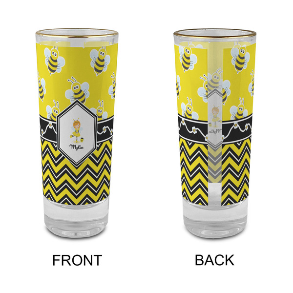 Buzzing Bee Glass Shot Glass - 2 oz - Single - APPROVAL