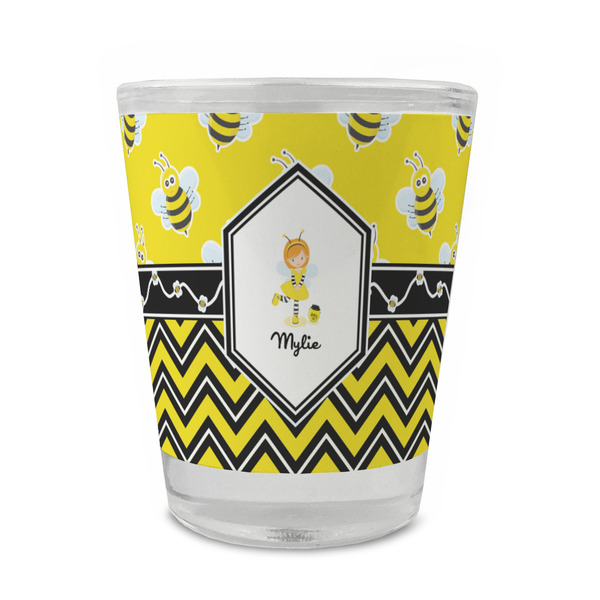 Buzzing Bee Glass Shot Glass - Standard - FRONT