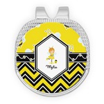 Buzzing Bee Golf Ball Marker - Hat Clip - Silver