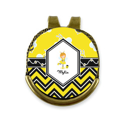 Buzzing Bee Golf Ball Marker - Hat Clip - Gold