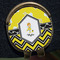 Buzzing Bee Golf Ball Marker Hat Clip - Gold - Close Up