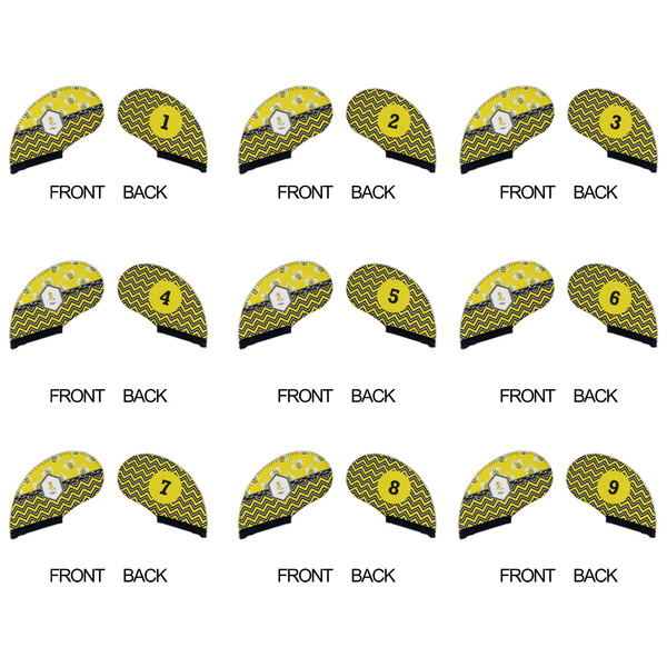 Buzzing Bee Golf Club Covers - APPROVAL (set of 9)
