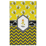 Buzzing Bee Golf Towel - Poly-Cotton Blend w/ Name or Text