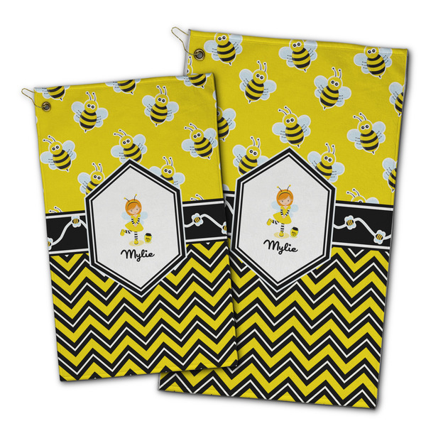 Buzzing Bee Golf Towel - PARENT (small and large)