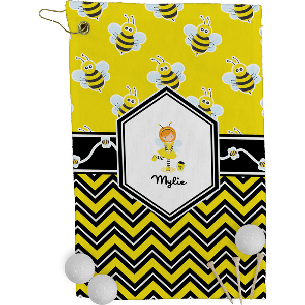 Buzzing Bee Golf Towel (Personalized)