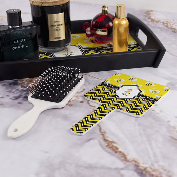Buzzing Bee Hand Mirror - With Hair Brush