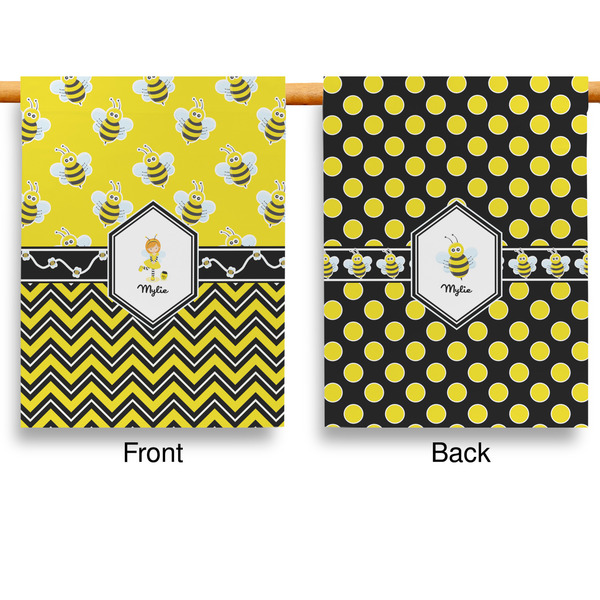 Buzzing Bee House Flags - Double Sided - APPROVAL