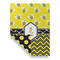 Buzzing Bee House Flags - Double Sided - FRONT FOLDED
