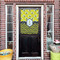 Buzzing Bee House Flags - Double Sided - (Over the door) LIFESTYLE