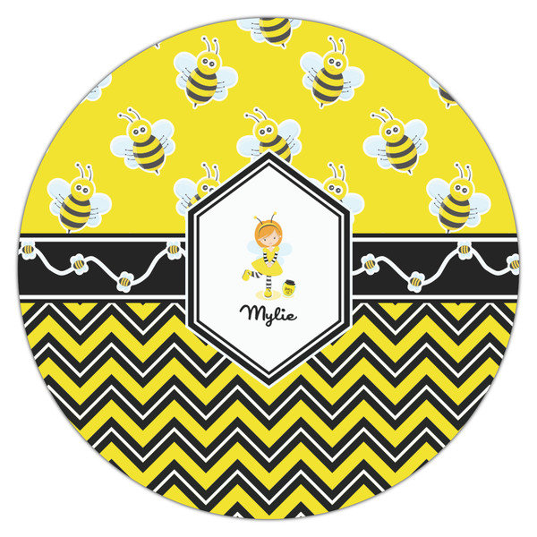 Buzzing Bee Icing Circle - Large - Single