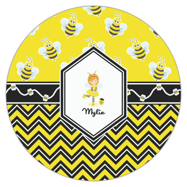 Buzzing Bee Icing Circle - Small - Single