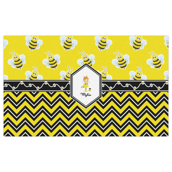 Buzzing Bee Indoor / Outdoor Rug - 3'x5' - Front Flat