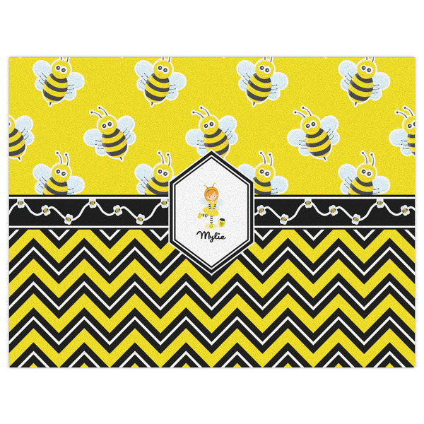 Buzzing Bee Indoor / Outdoor Rug - 6'x8' - Front Flat