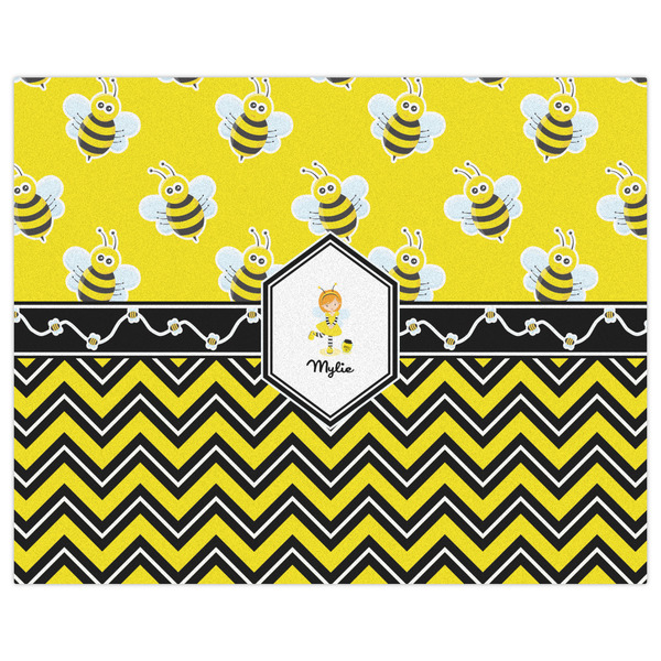 Buzzing Bee Indoor / Outdoor Rug - 8'x10' - Front Flat