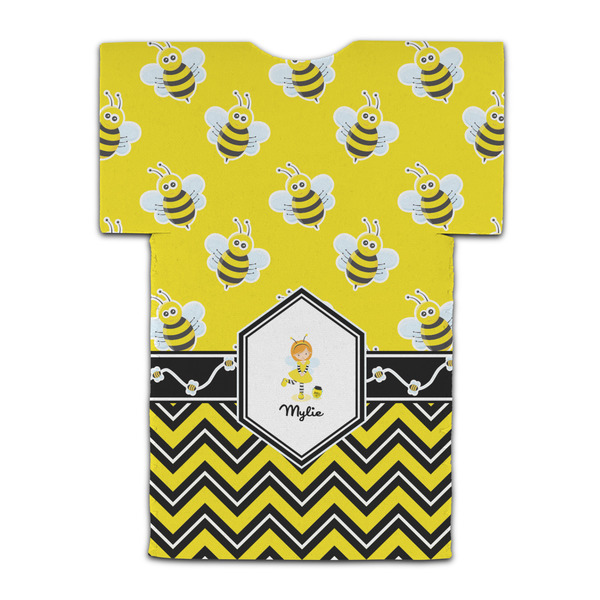 Buzzing Bee Jersey Bottle Cooler - BACK (flat)