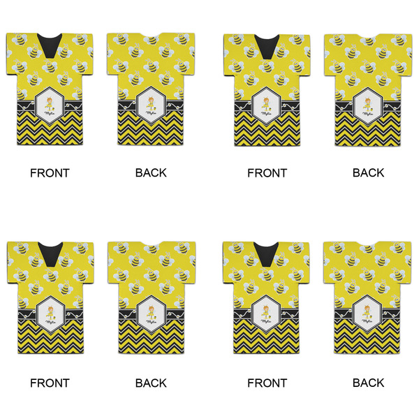 Buzzing Bee Jersey Bottle Cooler - Set of 4 - APPROVAL