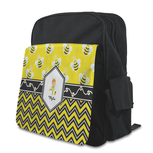 Custom Buzzing Bee Preschool Backpack (Personalized)
