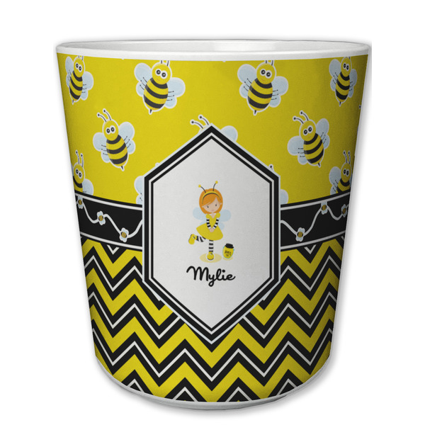 Custom Buzzing Bee Plastic Tumbler 6oz (Personalized)
