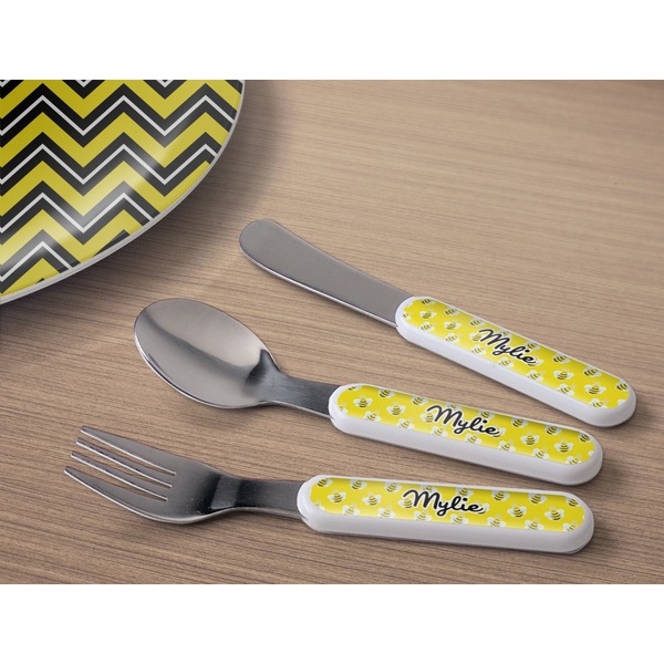 Buzzing Bee Kids Flatware w/ Plate