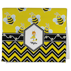 Buzzing Bee Kitchen Towel - Poly Cotton w/ Name or Text