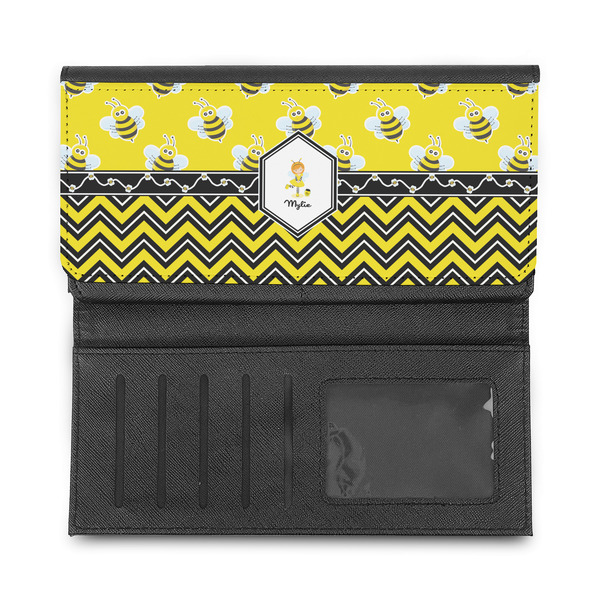 Buzzing Bee Ladies Wallet - Half Way Open