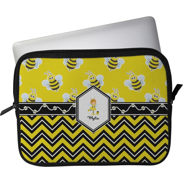 Custom Buzzing Bee Laptop Sleeve / Case (Personalized)