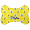 Buzzing Bee Bone Shaped Dog Food Mat (Personalized)