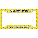 Buzzing Bee License Plate Frame - Style A (Personalized)
