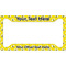Buzzing Bee License Plate Frame - Style A