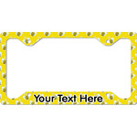 Buzzing Bee License Plate Frame - Style C (Personalized)