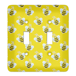 Buzzing Bee Light Switch Cover (2 Toggle Plate)