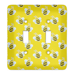 Buzzing Bee Light Switch Cover (2 Toggle Plate)