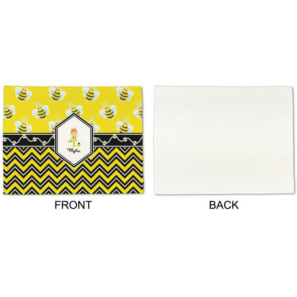 Buzzing Bee Linen Placemat - APPROVAL Single (single sided)