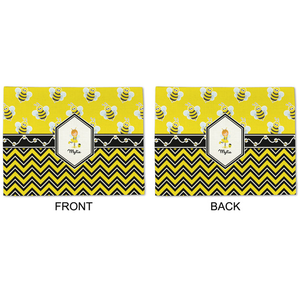 Buzzing Bee Linen Placemat - APPROVAL (double sided)