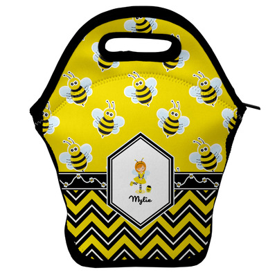 Buzzing Bee Lunch Bag w/ Name or Text