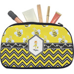 Buzzing Bee Makeup / Cosmetic Bag - Medium (Personalized)