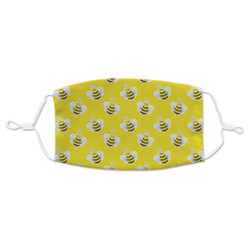 Buzzing Bee Adult Cloth Face Mask