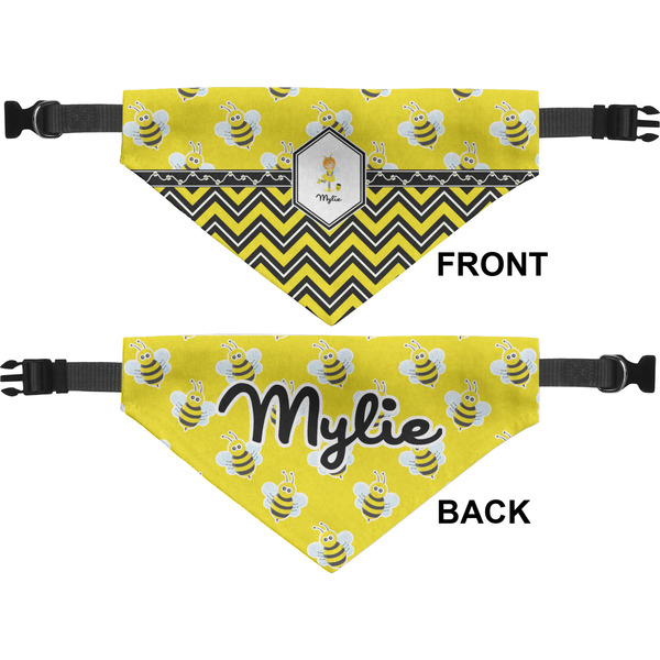 Buzzing Bee Medium Dog Bandana Approval